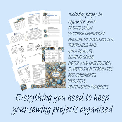 Sewing Planner for Garment Sewists – Organize Your Projects, Patterns, Fabric & More