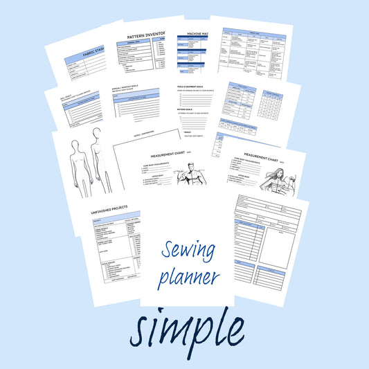 Sewing Planner for Garment Sewists – Organize Your Projects, Patterns, Fabric & More