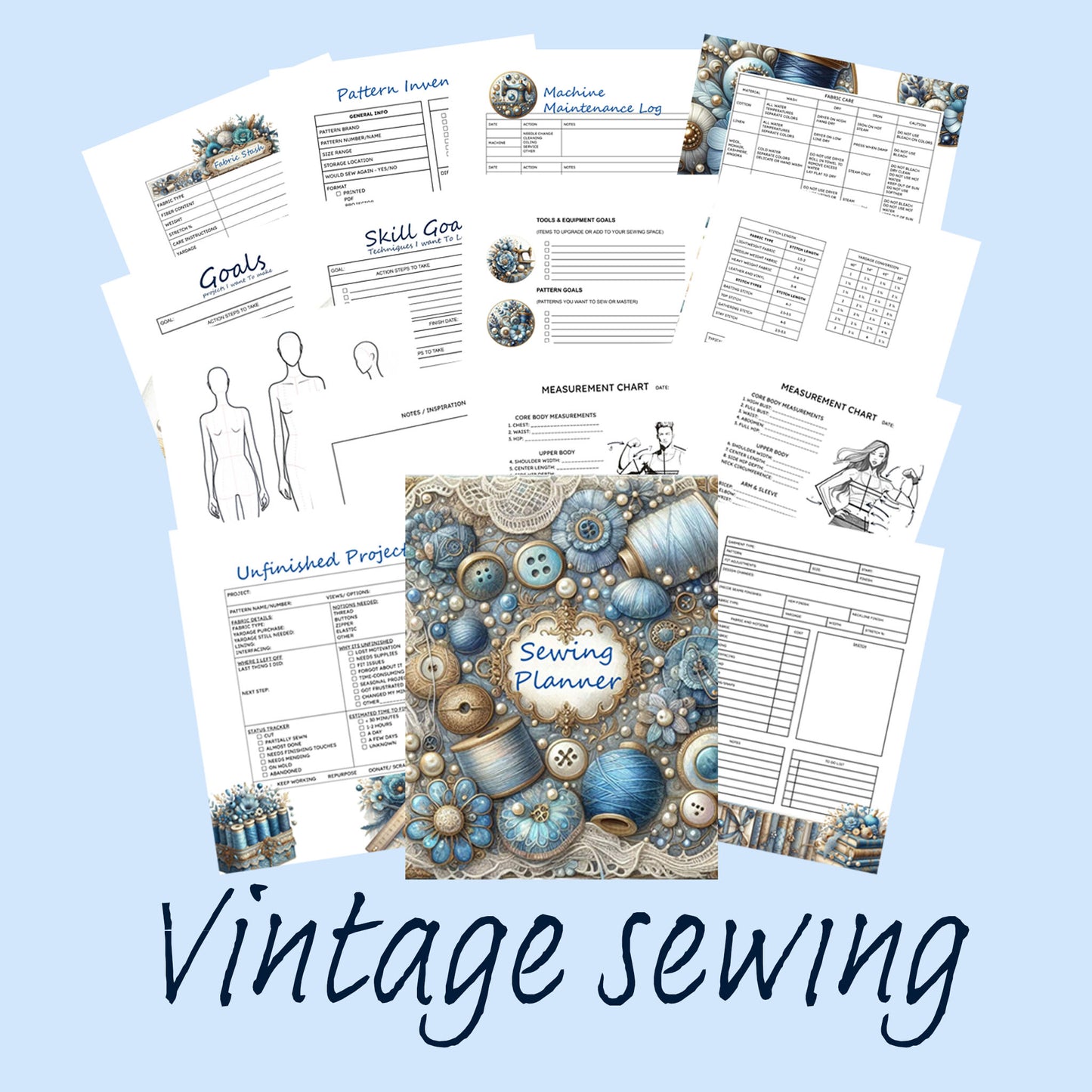 Sewing Planner for Garment Sewists – Organize Your Projects, Patterns, Fabric & More